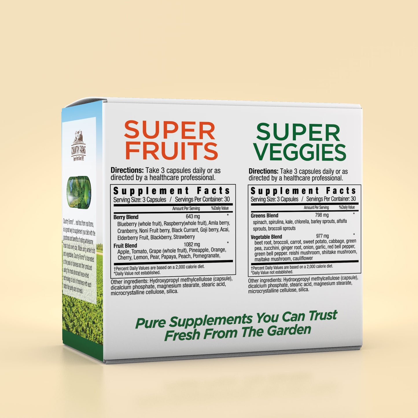 Super Fruits & Veggies Capsules Pack