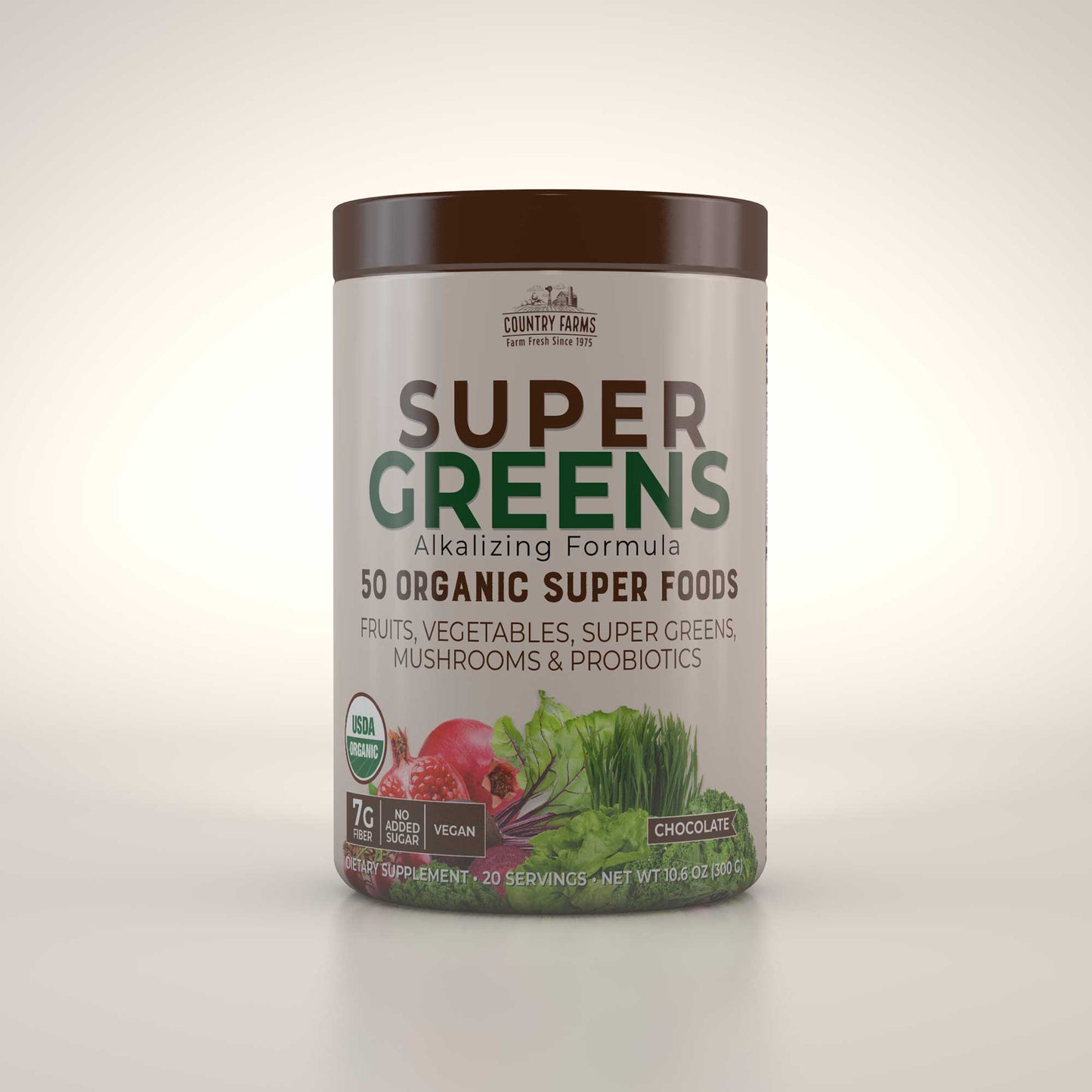 Super Greens Powder - 20 Servings - Chocolate