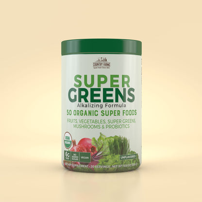 Super Greens Powder - 20 Servings - Unflavored