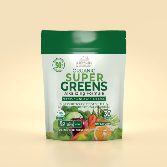 Super Greens Powder - 30 Servings - Unflavored