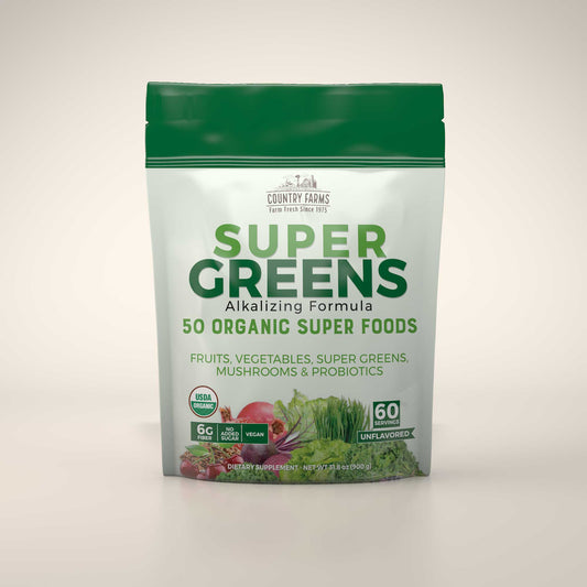 Super Greens Powder - 60 Servings - Unflavored