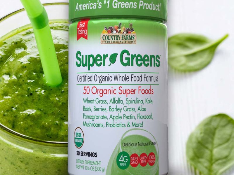 Super Greens Drink Mix (Natural Flavor)